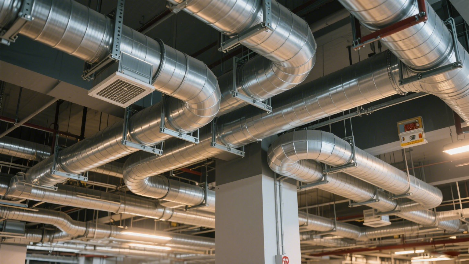 通風(fēng)管道在地下停車場(chǎng)的工程案例 全管通通風(fēng)風(fēng)管在凈化空調(diào)系統(tǒng)的應(yīng)用